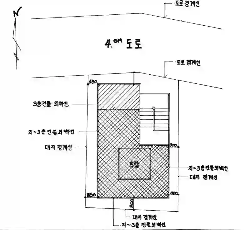 신교동 51-1 배치도 이미지